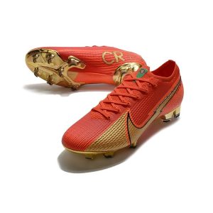 Kopačky Pánské Nike Mercurial Vapor 13 Elite FG ACC – Ronaldo CR100 Červené Zlato